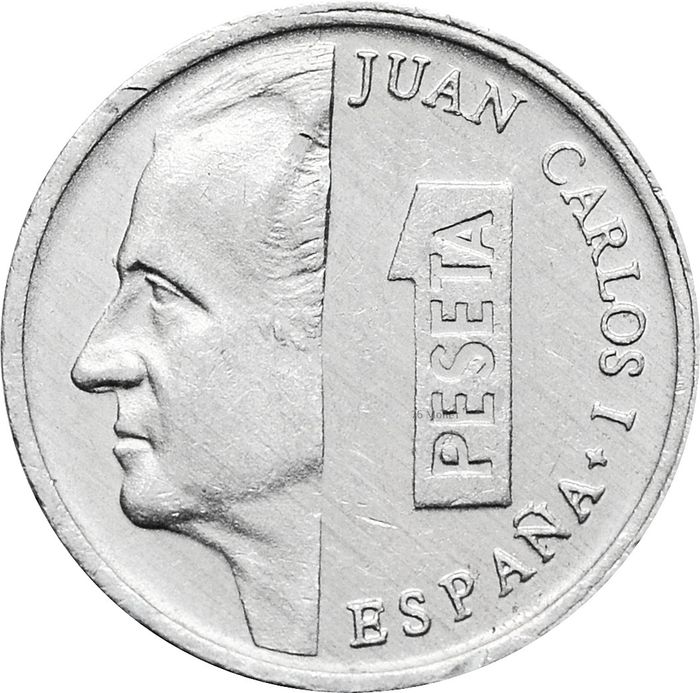 1 песета 1989-2001 Испания