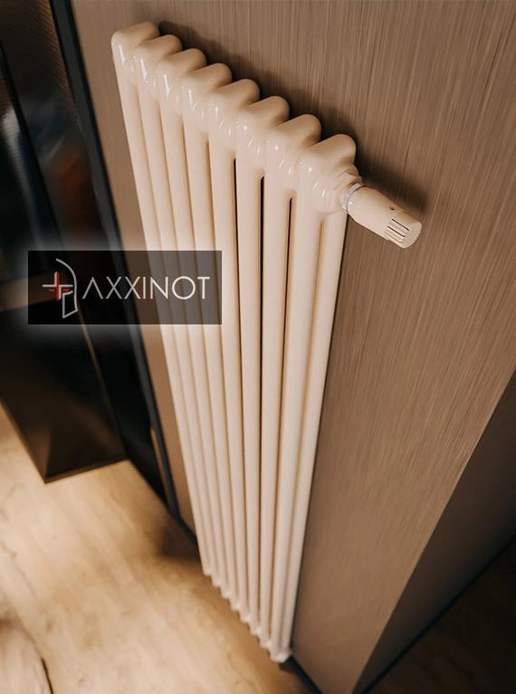 Axxinot Sentir 2110 - двухтрубный трубчатый радиатор высотой 1100 мм, нижнее подключение с термовентилем