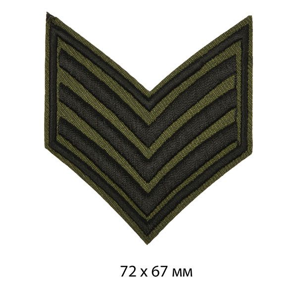 Аппликация термоклеевая Стрелы 72х67 мм, 10 шт