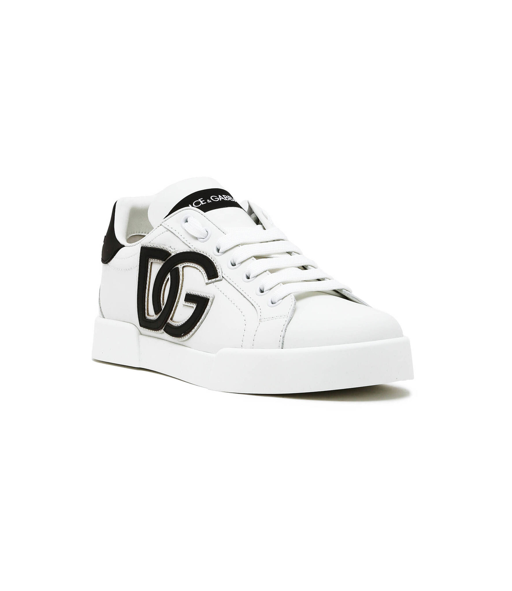 Кожаные кроссовки Dolce & Gabbana - белый(CK1545 AC330)