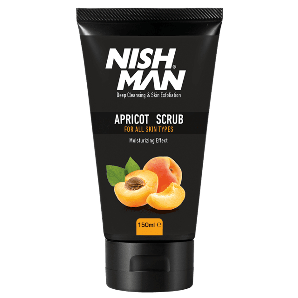 NISHMAN FACE & SKIN SCRUB APRICOT - Скраб для лица Абрикос 150 МЛ