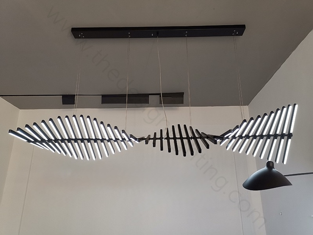 Pendant design lamp Rhythm by Vibia (Black)