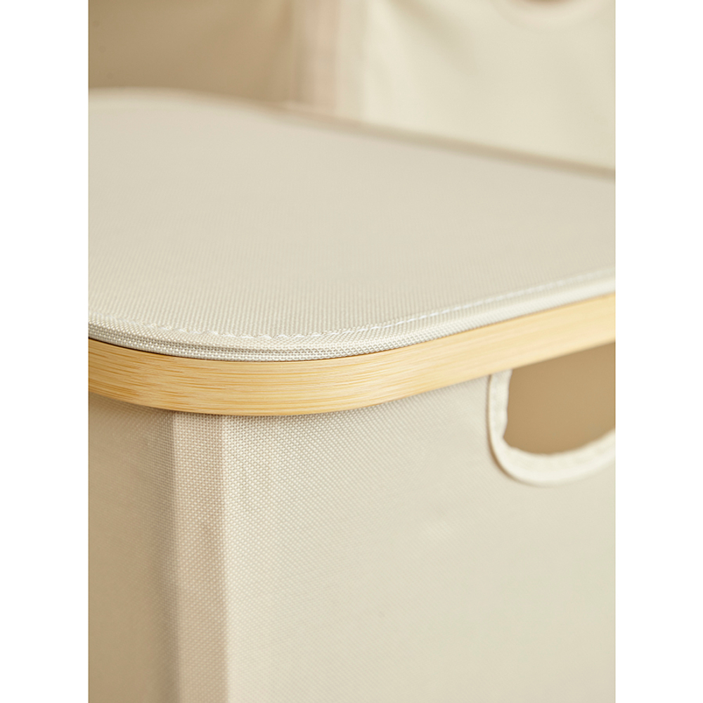 Корзина для белья 41х35х74см Smart Solutions Neat Tall молочная