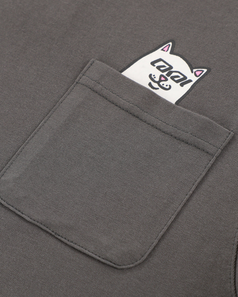 Футболка RIPNDIP X LAKAI Lord Nerm Pocket Tee Dark Grey