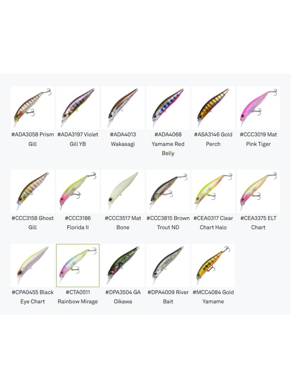 Воблер DUO Realis Rozante Shad 57MR, CCC3263 GA Tiger