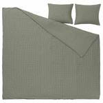 Комплект постельного белья IKEA AKERFIBBLA (ОКЕРФИББЛА), Двуспальный, Хари в клетку, 240x220, 50x80 см