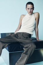 БРЮКИ В ПОЛОСКУ С ЗАЩИПАМИ — ZW COLLECTION — ZARA