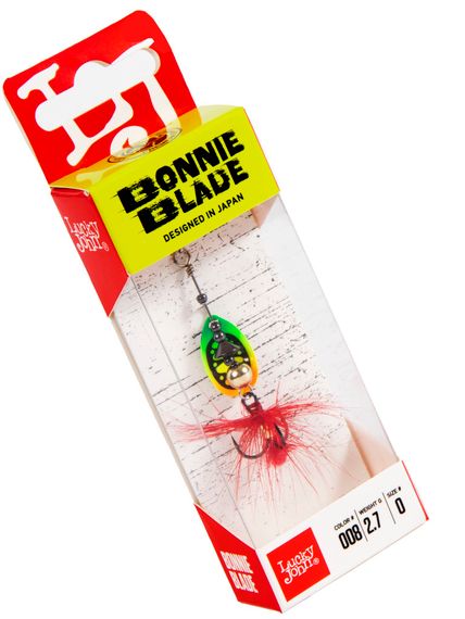 Блесна вращающаяся Lucky John BONNIE BLADE 00 02.7г 008 в блистере