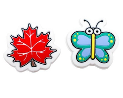 Виброгаситель Gamma Nature Dampeners 2P - maple leaf/butterfly