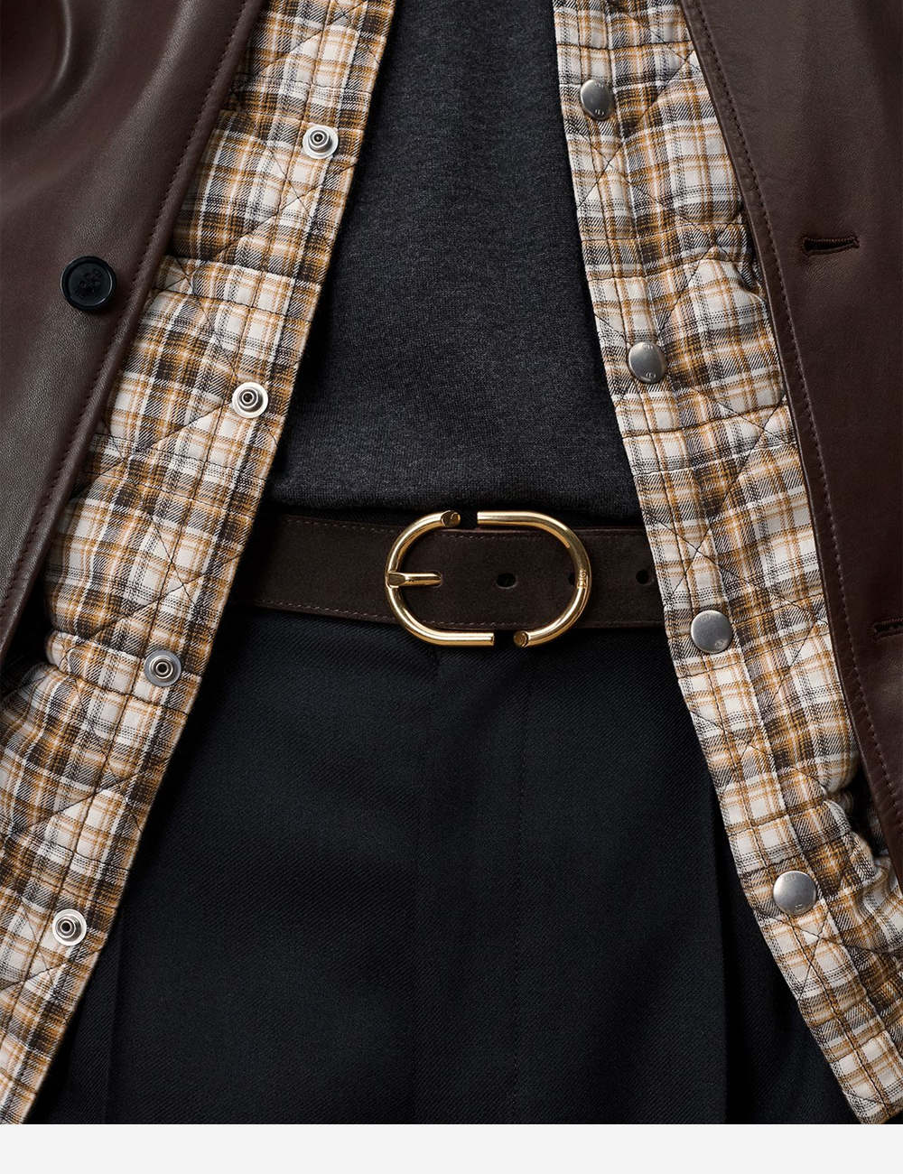Ремень Dior CD Belt Brown