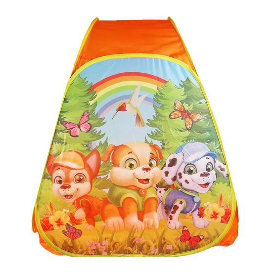 Палатка детская игровая щенки, 81х90х81см, в сумке Играем вместе