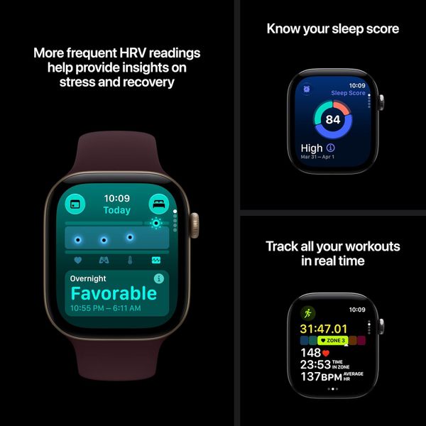 Умные часы Apple Watch Series 12 46 мм Night Blue Ceramic Case with Sport Band (M/L) Синий | Blue