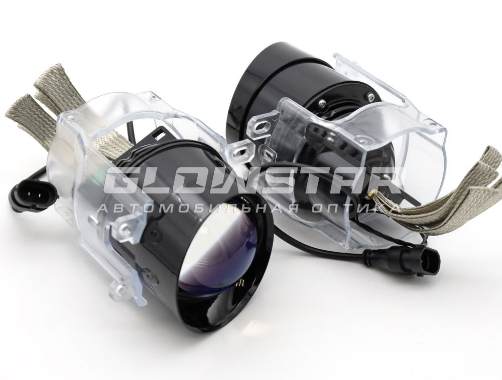 Билед ПТФ модули GTR Blue Lens (Tank) крепление Toyota/Lexus, 3.0 дюйма, 5500K, 12V, 35W, герметичные (комплект, 2шт)