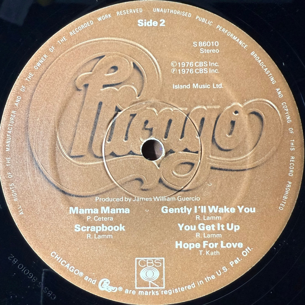 Chicago - Chicago X (Англия 1976г.)
