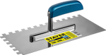 STAYER 130 х 280 мм, зуб 10 х 10 мм, штукатурная гладилка, Professional (0802-10)