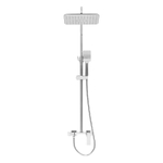 Душевая стойка Grossman Style 500.K35.05.100 с верхним душем,ручной лейкой и смесителем,хром глянцевый,1 место