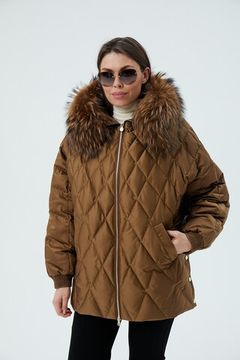Пуховик Tuffoni бежевый - фото 1, 7727052D TUF BEIGE