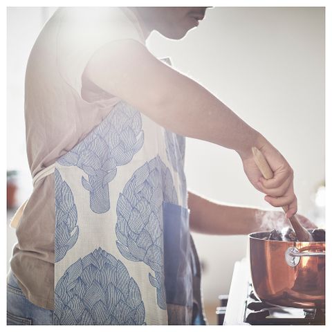 Кухонный фартук IKEA KALFJARIL, Бежевый с рисунком, 67х85 см