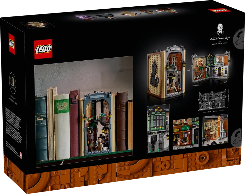 Конструктор LEGO Icons 10351 Шерлок Холмс: книжный уголок