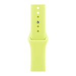 Умные часы Apple Watch Series 11 GPS, 42mm, Silver Aluminium Case with Neon Yellow Sport Band, M/L