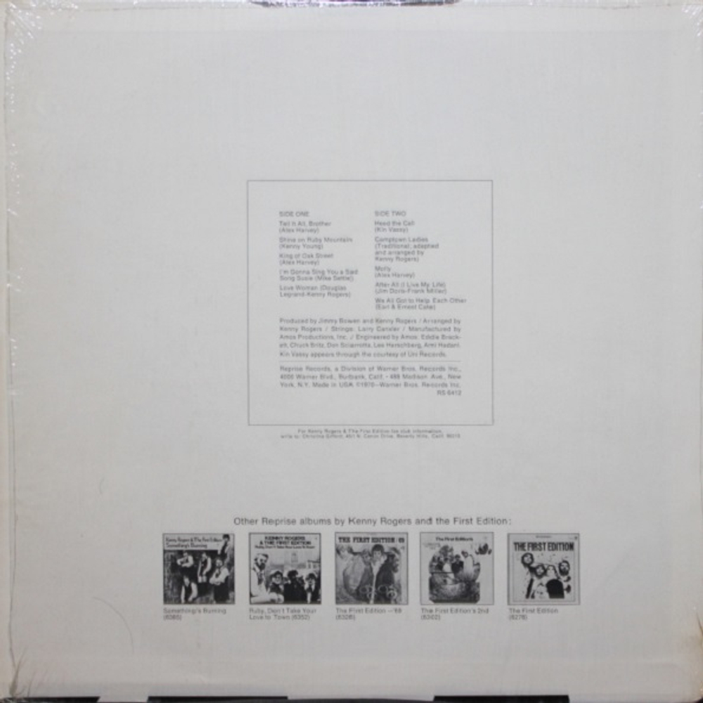 Kenny Rogers And The First Edition / Tell It All, Brother (LP)