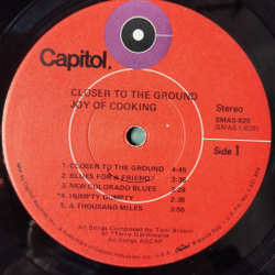 Винтажная виниловая пластинка LP Joy Of Cooking Closer To The Ground (USA 1971)