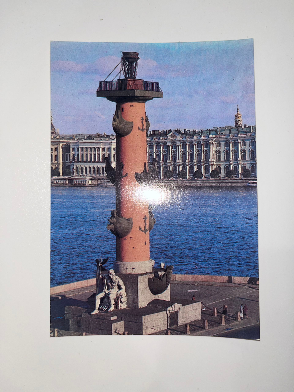 Открытка "Ленинград/Ростральная колонна"
