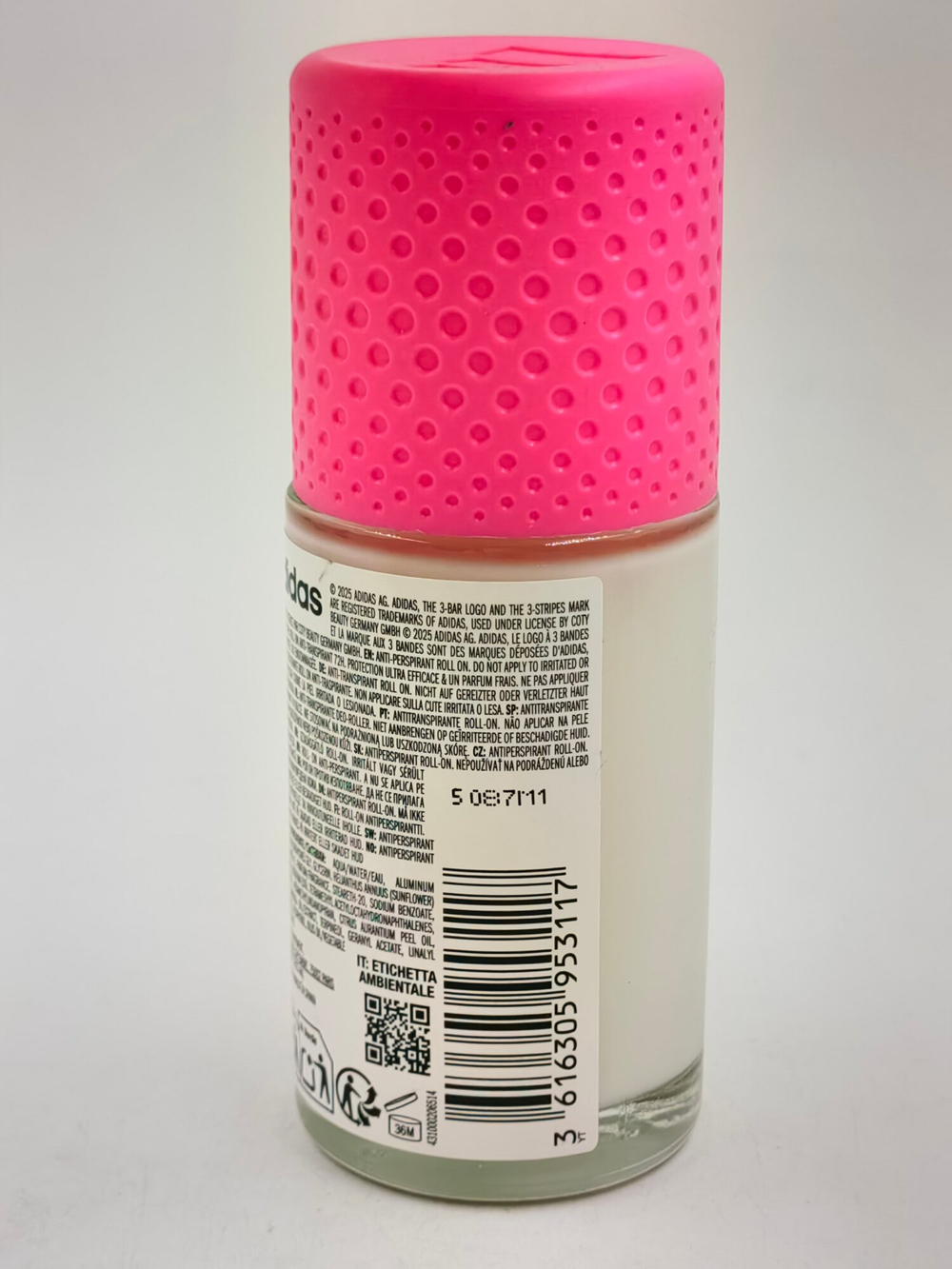 Антиперспирант шариковый женский Adidas Ultra Fresh  Control 72 часа, 50 мл (Испания)