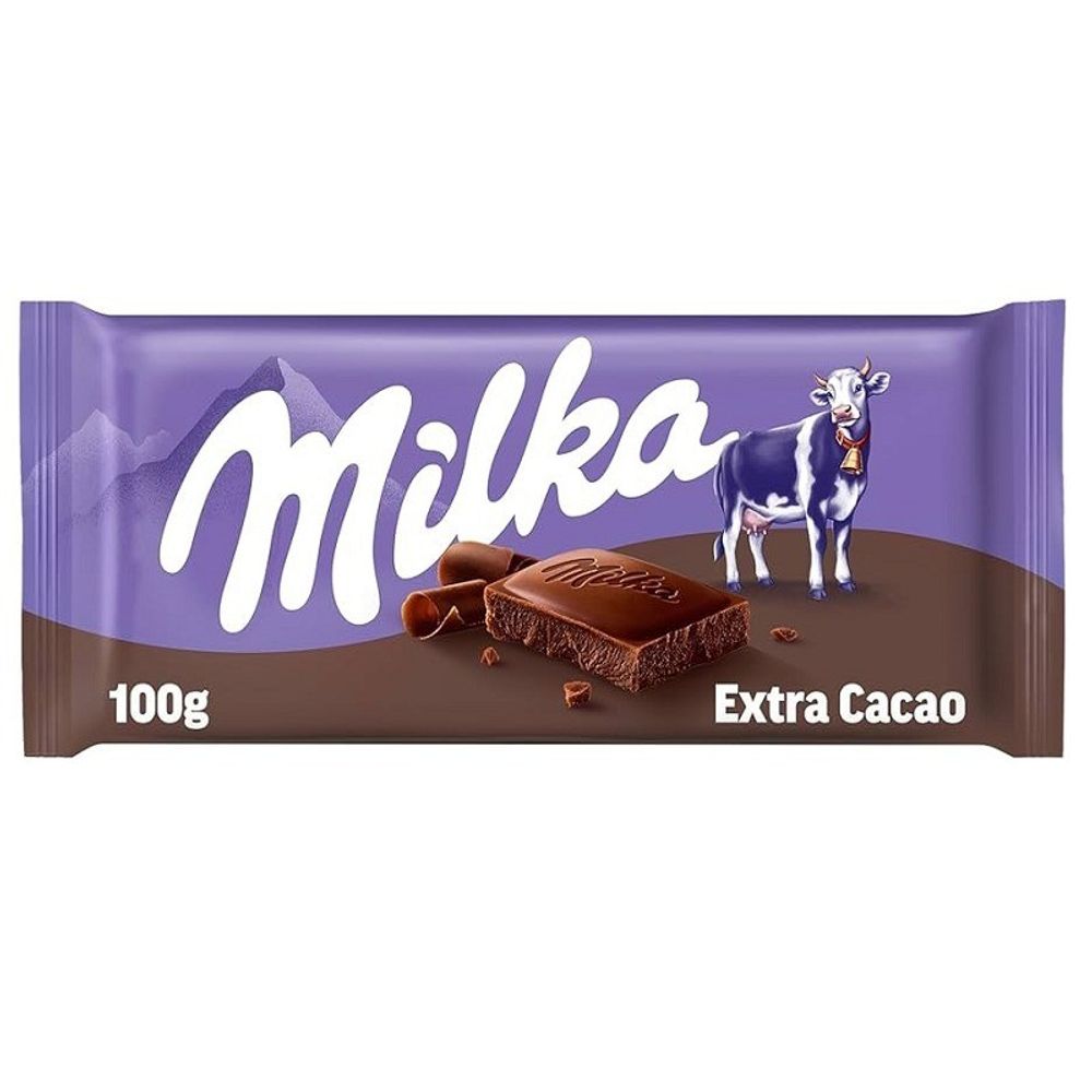 Шоколадная плитка Milka Extra Cocoa 90г