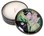 Массажная свеча Exotic Green Tea с ароматом зелёного чая - 30 мл