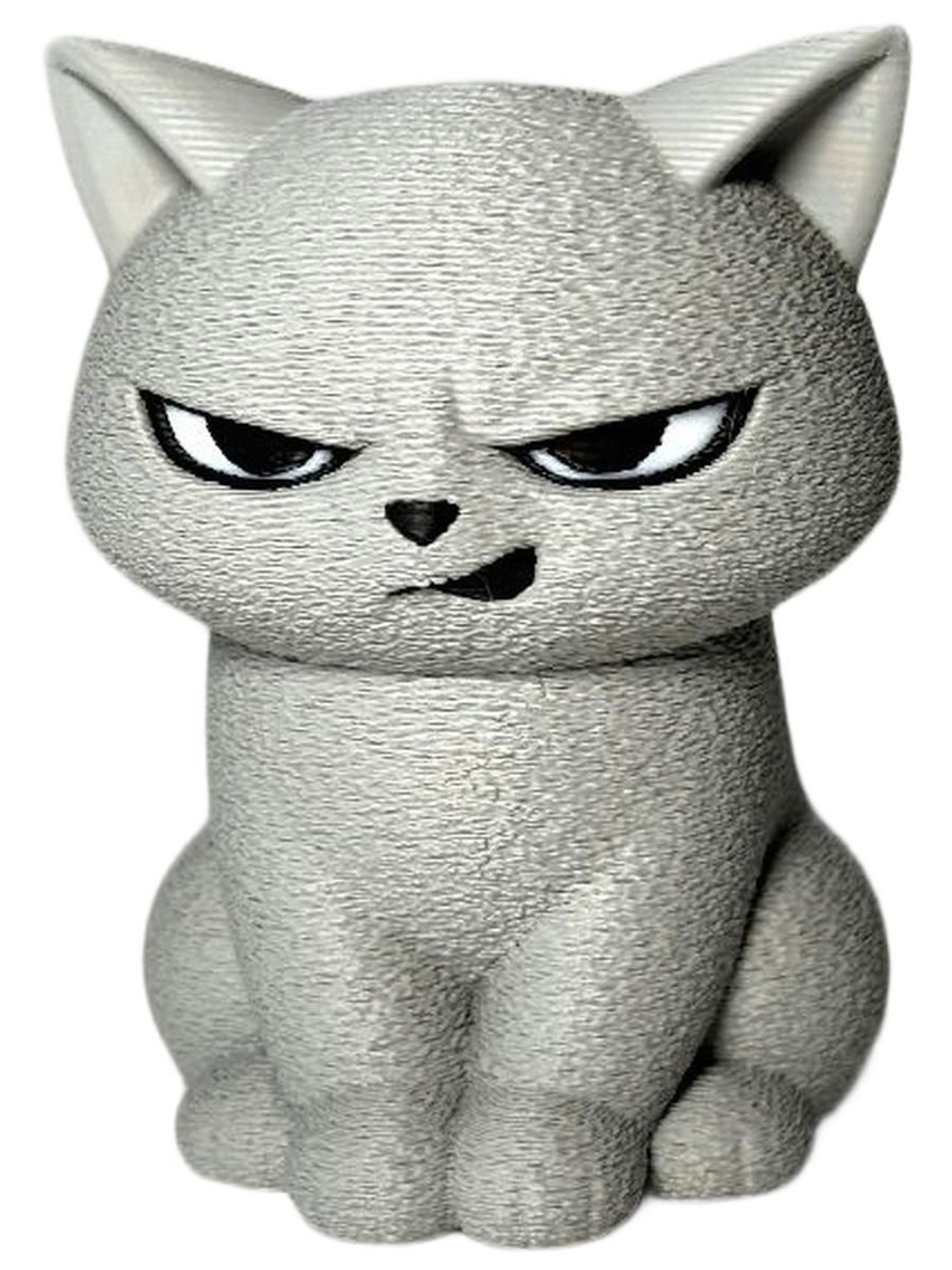 Игнорирую. Фигурка кота серии "Мемурчик" на подставке, мем-сувенир для рабочего стола, подарок коллеге