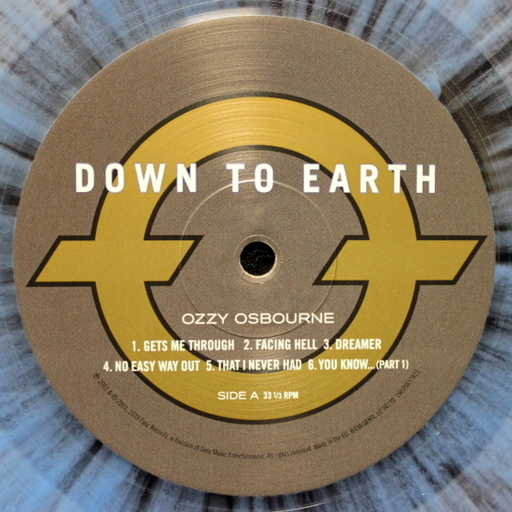 Ozzy Osbourne / Down To Earth (Coloured Vinyl)(LP)