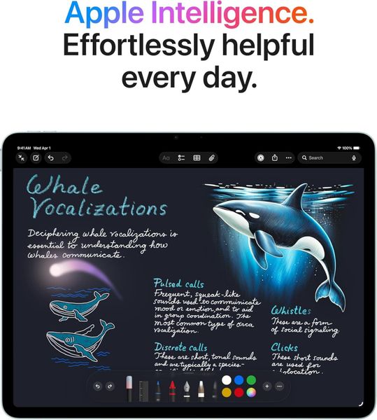 Планшет Apple iPad Air 13 (M4, 2026) 512 ГБ Wi-Fi + Cellular Сияющая звезда | Starlight