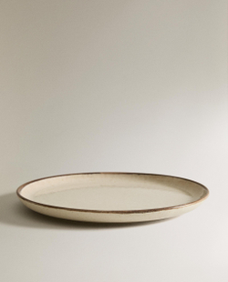 тарелка десертная из каменной керамики Zara Home, фото 7