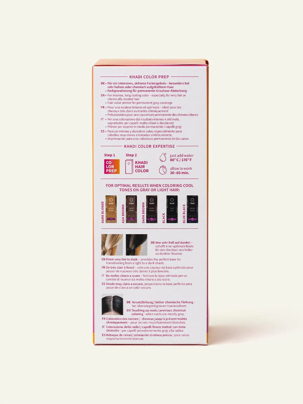 КОЛОР ПРЕП натуральная краска для подготовки к окрашиванию волос Khadi Naturprodukte, 100 гр