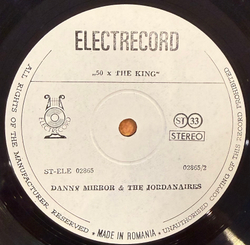 Виниловая пластинка Danny Mirror & The Jordanaires – 50 X The King - Elvis Presley's Greatest SongsLP