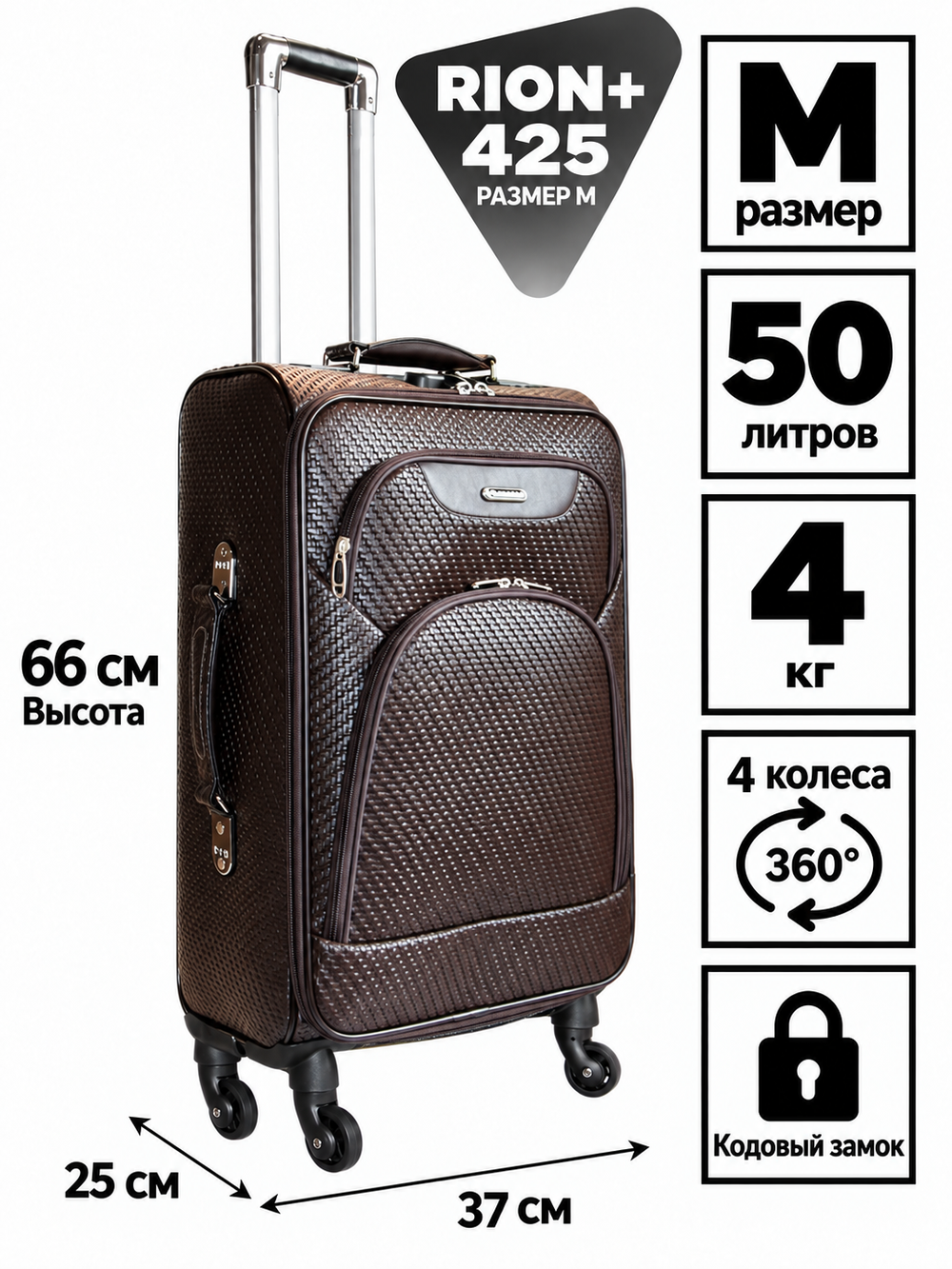 RION+ 425PL-BRW — инфографика