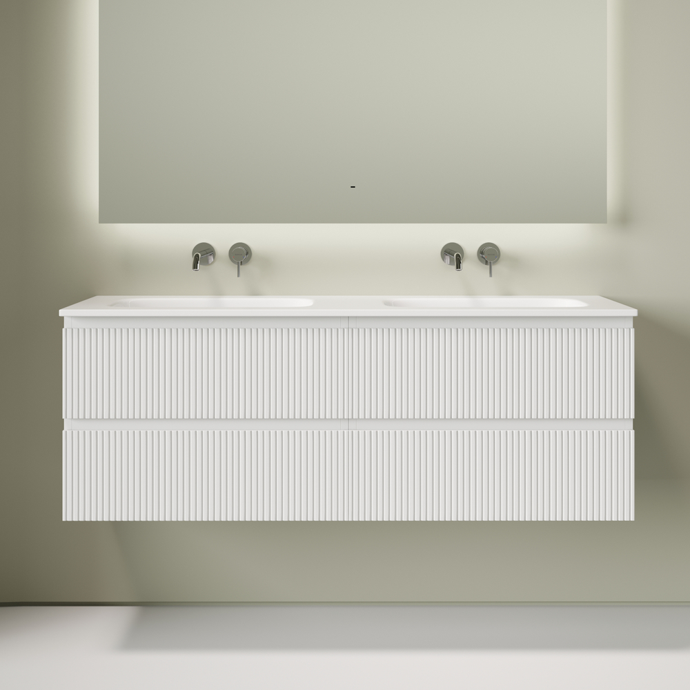 Тумба подвесная Sancos Snob T c двумя ящиками 690х445х500, Bianco, SNT70W, арт. SNT70W