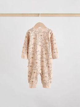 Комбинезон / Cлип для малышей Next F13-452, 3 шт., Бежевый, Синий