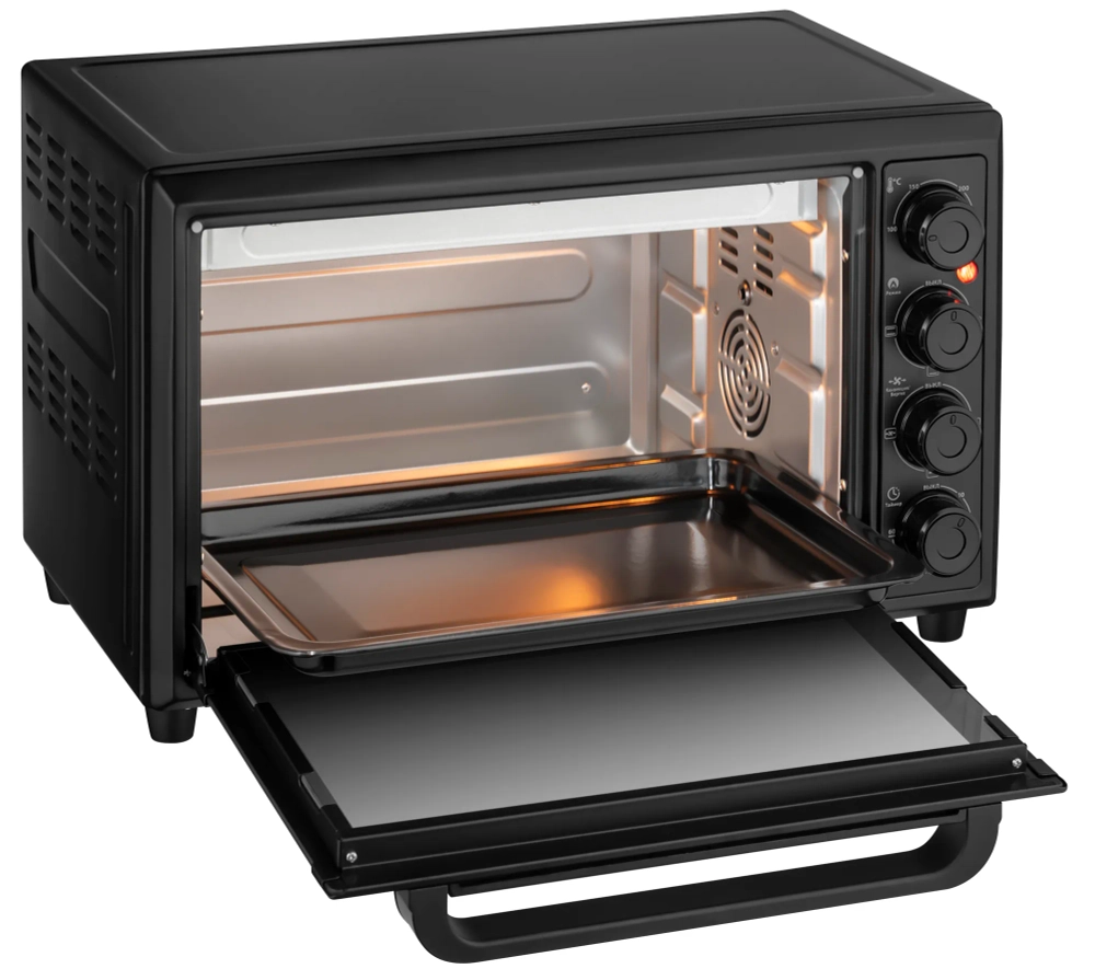 Мини-печь Weissgauff WMR 33 Black - Уценка