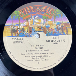 Винтажная виниловая пластинка LP Village People Go West (Japan 1979) (No Obi)