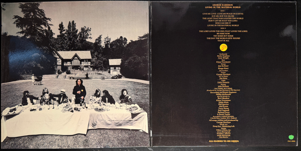George Harrison ‎– Living In The Material World (Англия 1973г.)