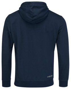 Мужская теннисная кофта Head Club Fynn Hoodie FZ M - dark blue