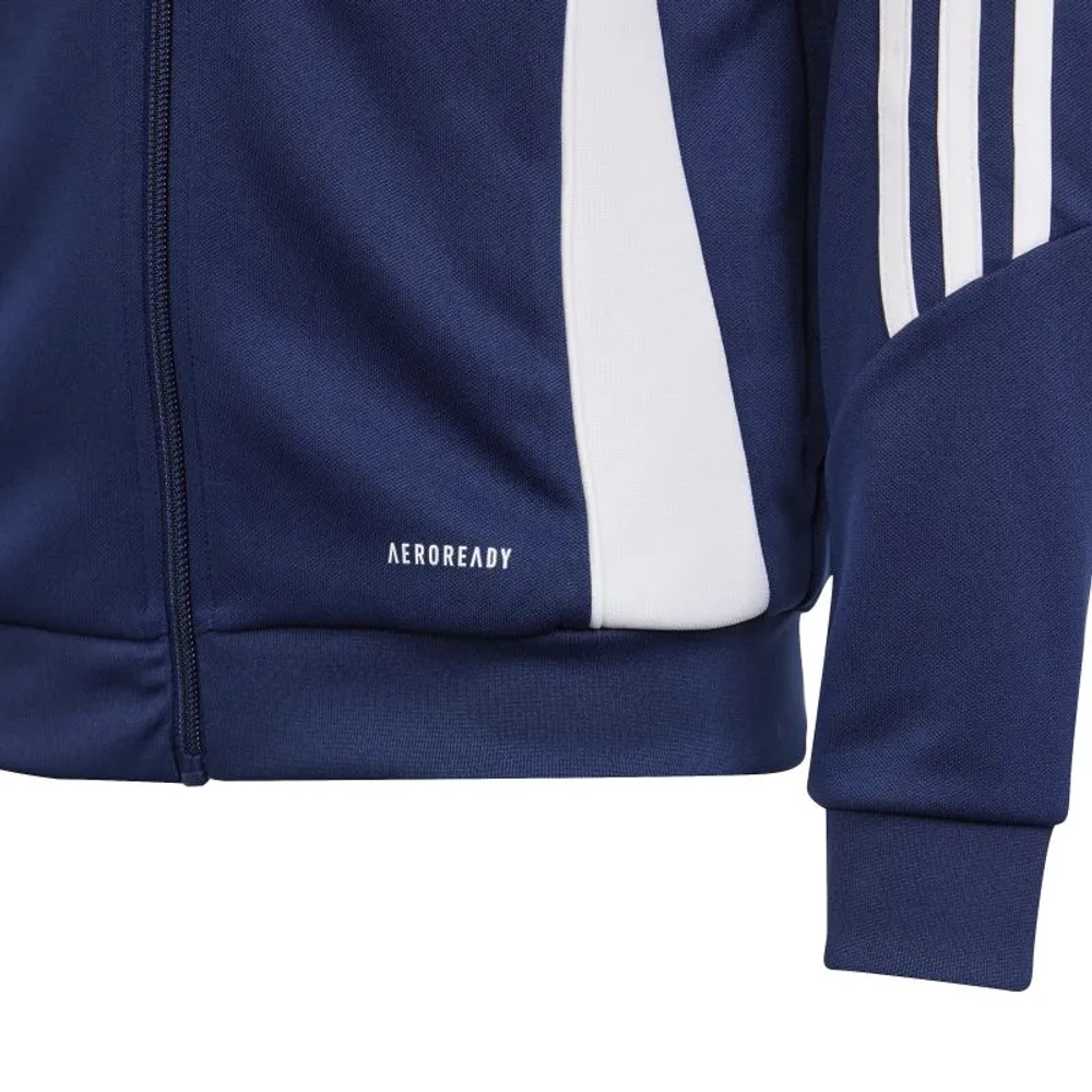 Детская теннисная толстовка Adidas Kids Tiro 24 Training - team navy blue/white