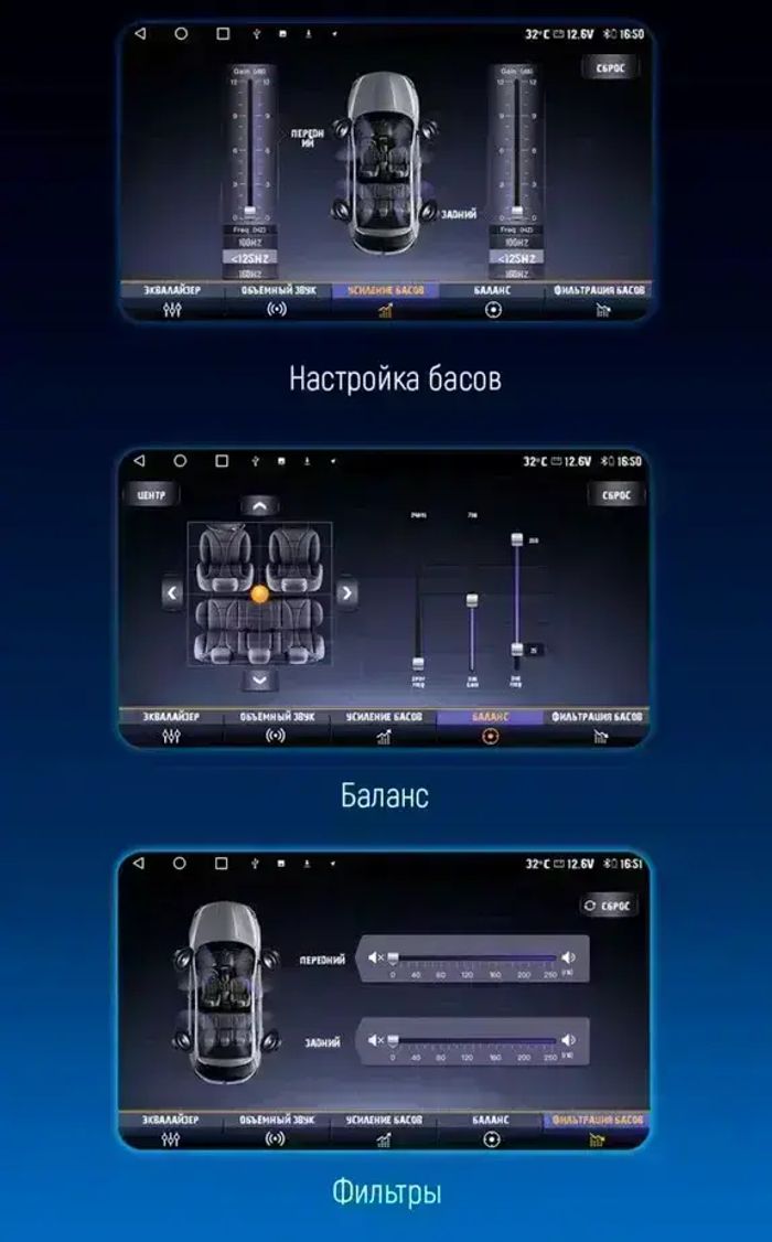 Магнитола для Mercedes-Benz C-класс W204 2007-2011 - Kuberg OL-9947 QLed+2K, Android 13, Быстрейшая, CarPlay, 4G SIM-слот
