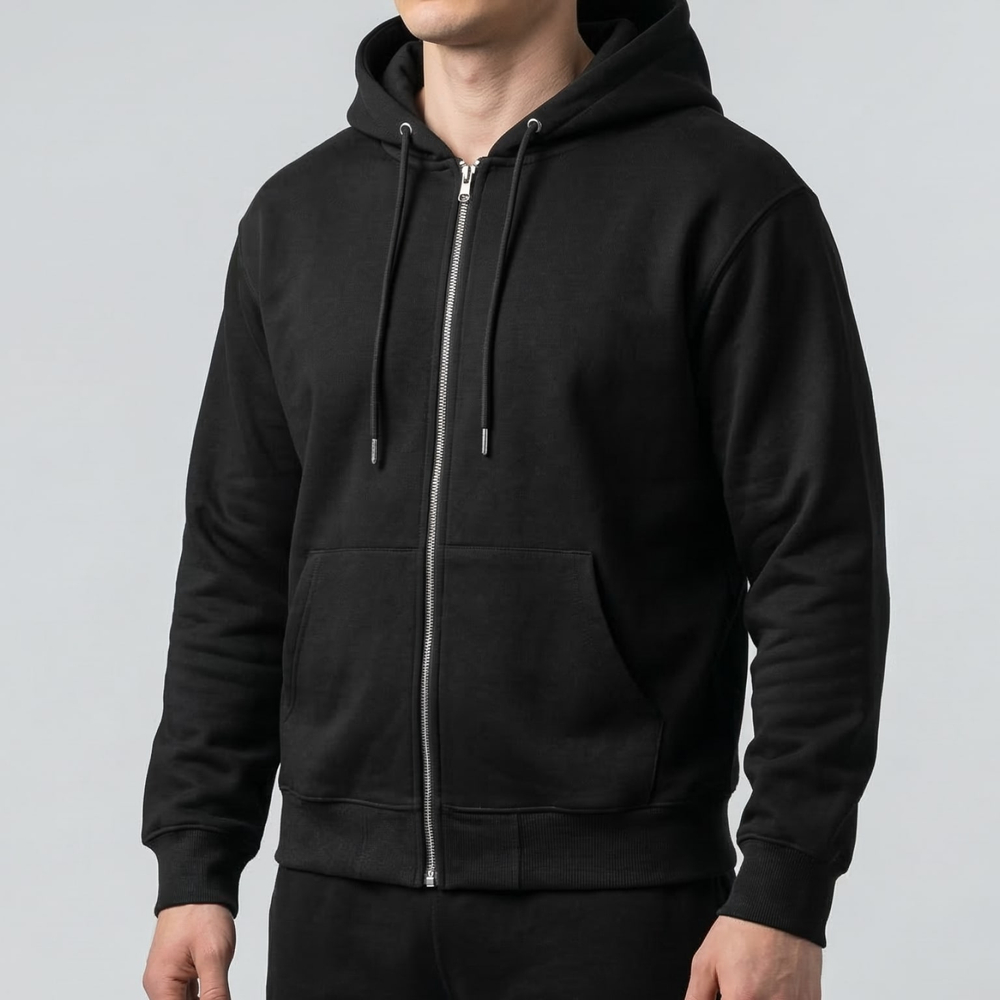 Худи Zip Supreme #1 • Черный