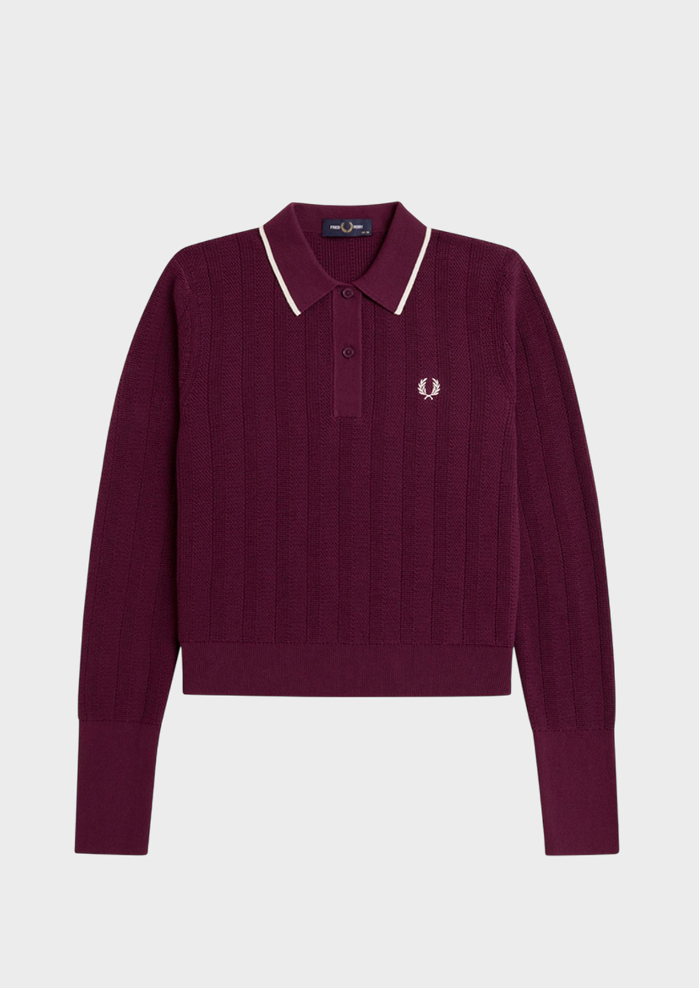 Джемпер-поло FRED PERRY Textured Knitted Shirt