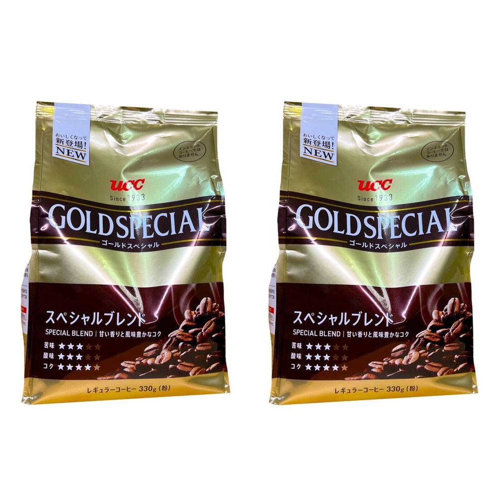 Кофе молотый UCC Gold Special, 330 г, 2 шт