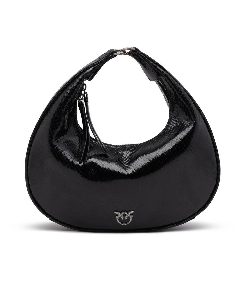 Кожаная сумка хобо brioche classic Pinko - черный(101526 A180)