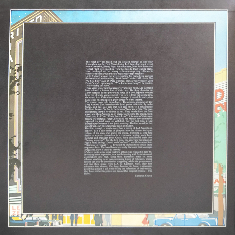 Led Zeppelin / The Song Remains The Same (2LP)